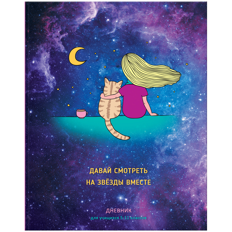 Дневник 5-11 кл. 48л. ЛАЙТ BG "Вместе", глянцевая ламинация 