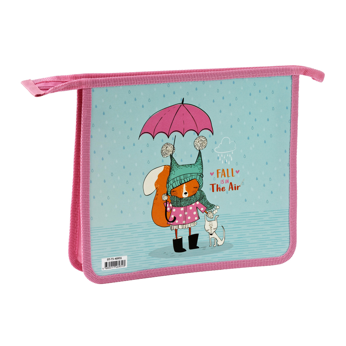 Папка для тетрадей 1 отделение, А5, ArtSpace "Friends", 240*200*40мм, пластик, на молнии