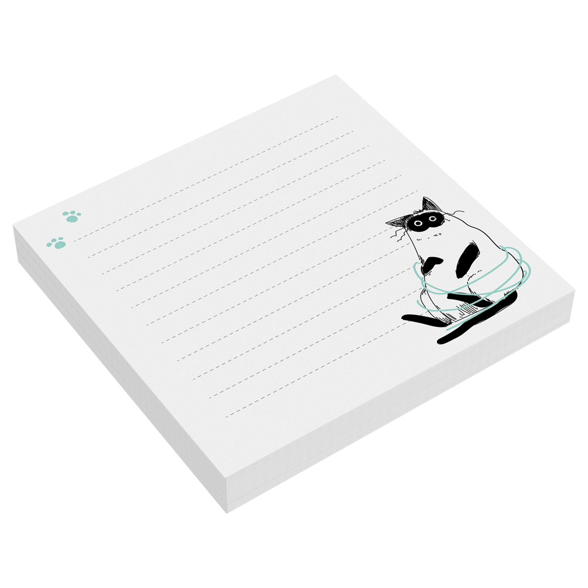 Блок для записей MESHU "Freak cats" 8,5*8,5см 100л., на склейке Блок для записей MESHU "Freak cats" 8,5*8,5см 100л., на склейке