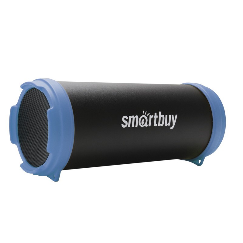 Колонка SmartBuy TUBER MKII  портативная Bluetooth MP3-плеер, FM-радио, черно-синяя