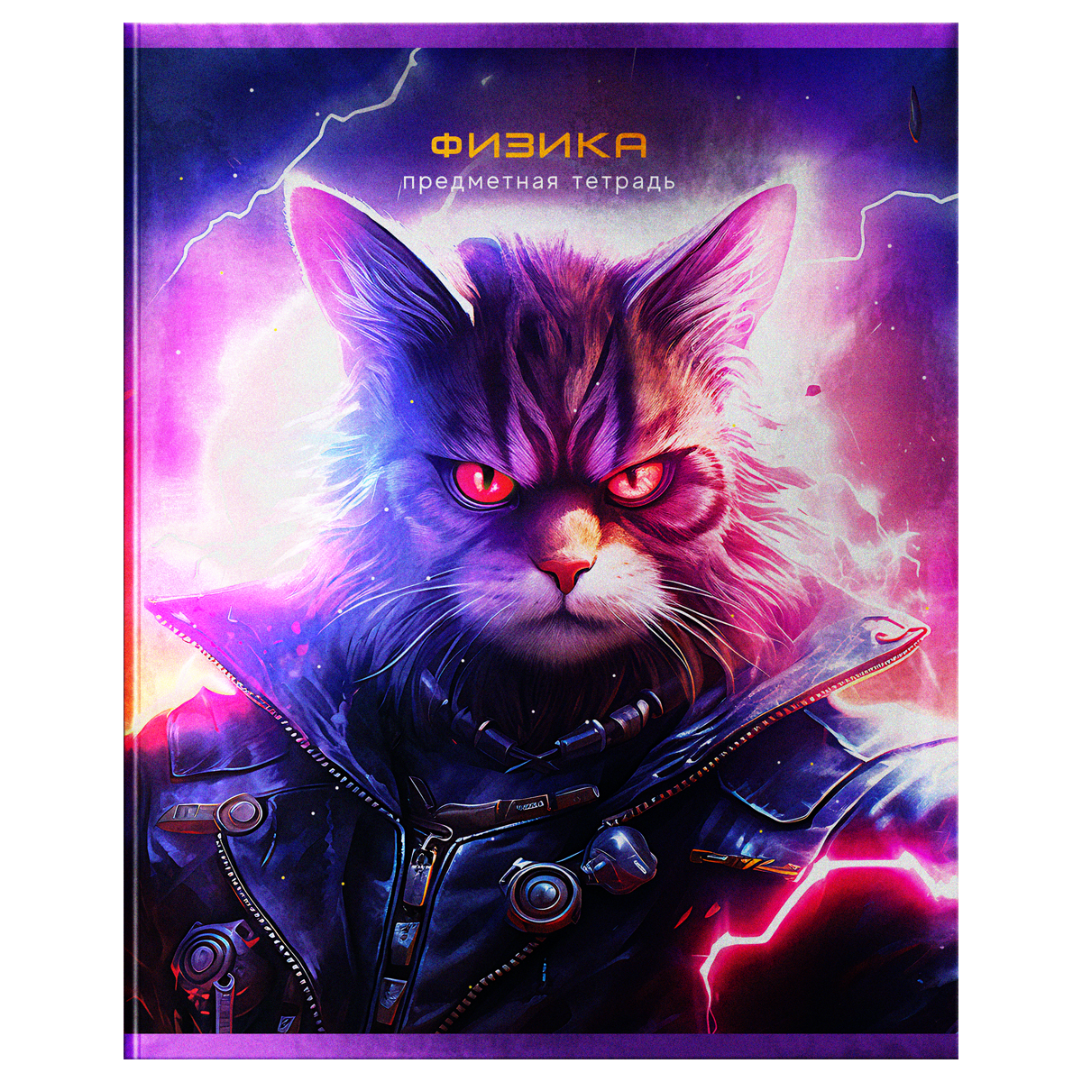 Тетрадь предметная Физика 48л. BG "Мир будущего" металлизированный картон
