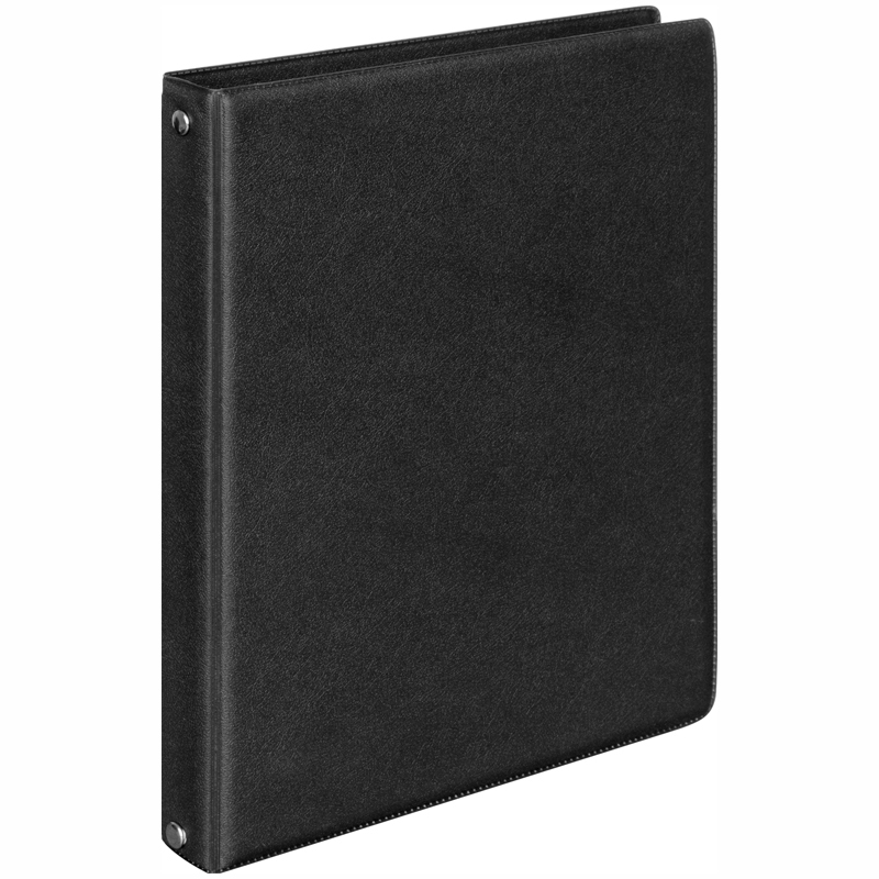 Тетрадь на кольцах А5, 80л., BG, обл. ПВХ черный