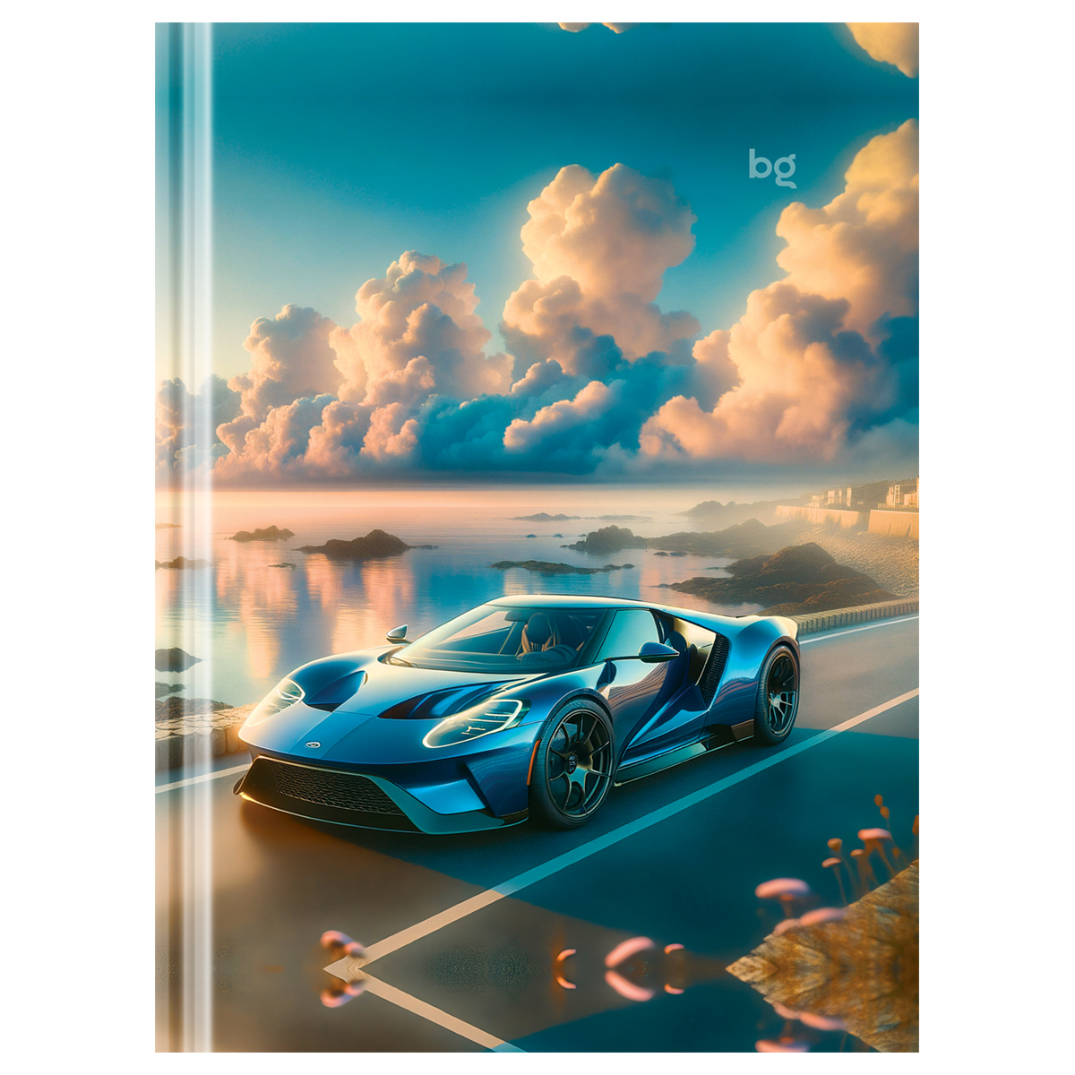 Бизнес-блокнот А6, 64л., BG "Sportcar", глянцевая ламинация Бизнес-блокнот А6, 64л., BG "Sportcar", глянцевая ламинация