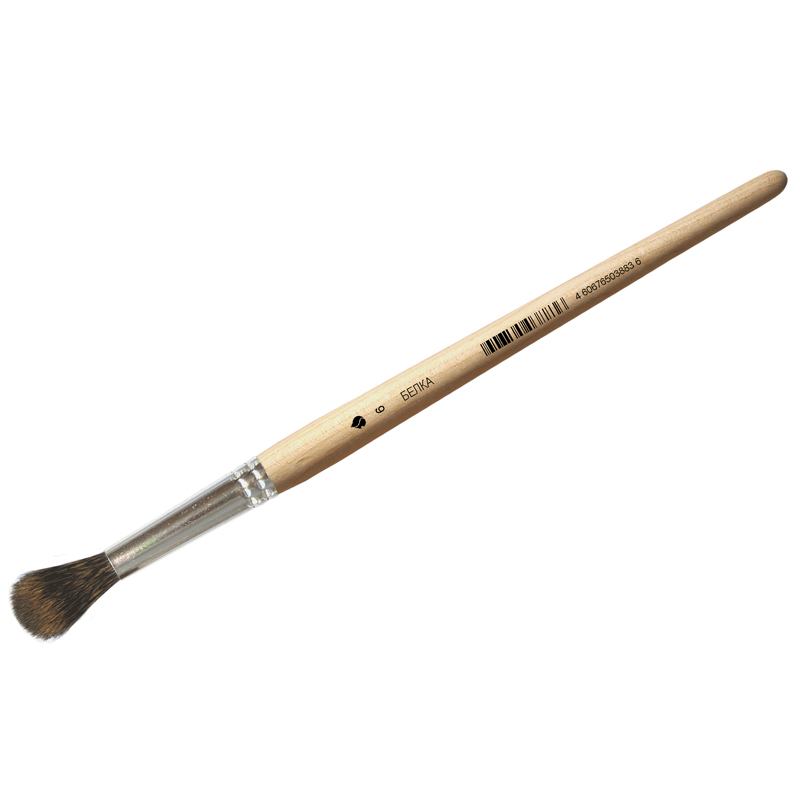 Кисть белка круглая №6 ХМ, 