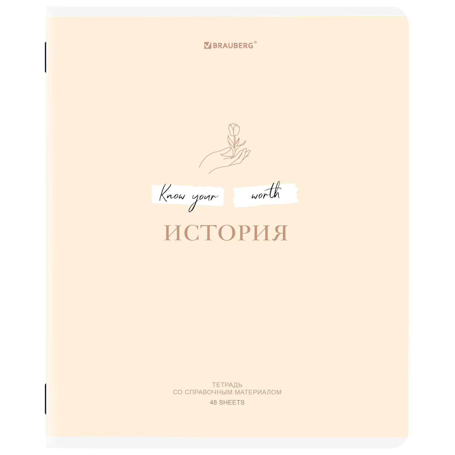Тетрадь предметная ИСТОРИЯ CREATIVE 48 л., обложка картон, клетка, подсказ, BRAUBERG, 