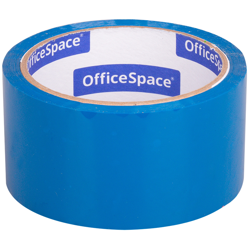 Скотч цветной СИНИЙ OfficeSpace, 48мм*40м, 45мкм