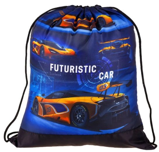 Мешок для обуви 1 отделение ArtSpace "Futuristic car", 340*420мм