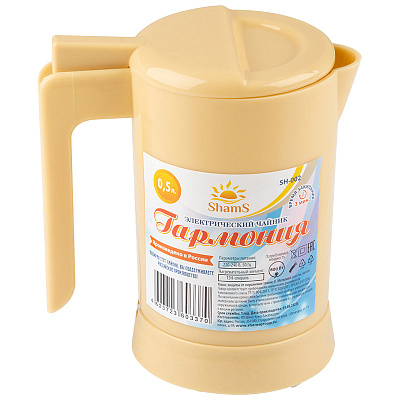 Чайник Электрический Гармония SH-002 0,5 л 800 Вт, бежевый