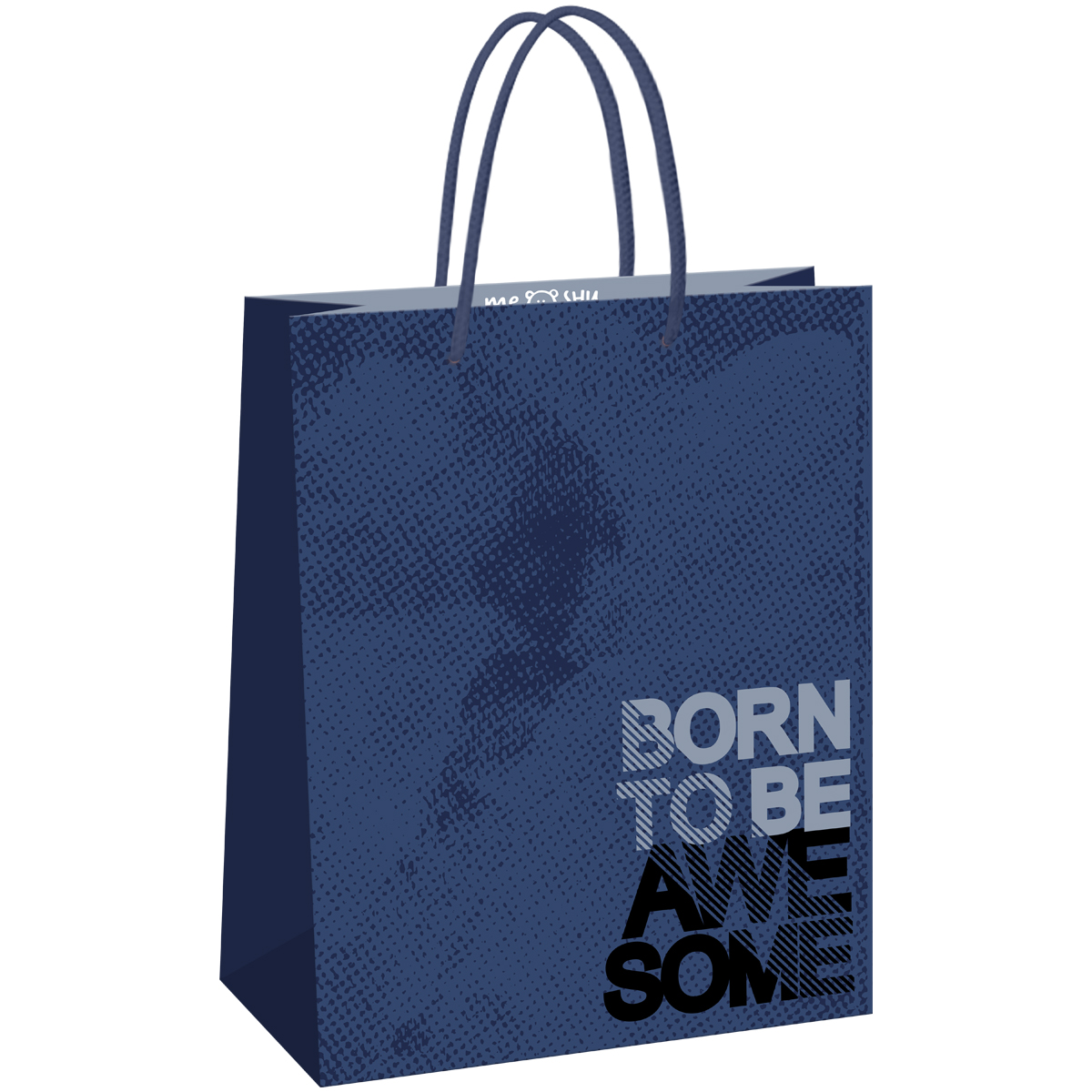 Пакет подарочный 26*32*12 см MESHU "Awesome" глянцевая ламинация