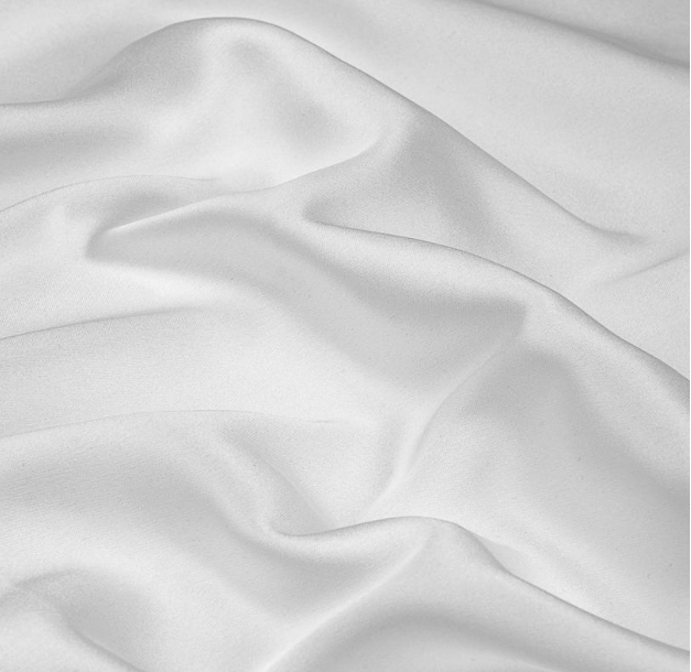 Ткань плательная Атлас стрей Лаванда одн.белый