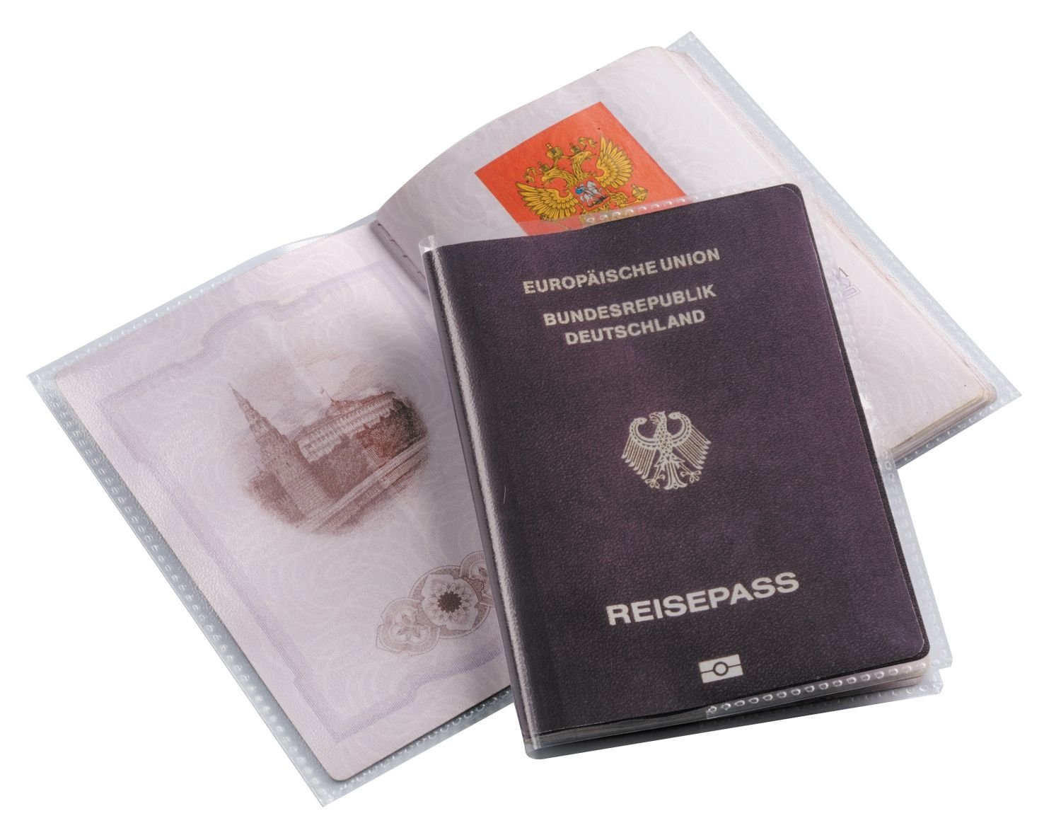 Обложка для паспорта ErichKrause прозрачн 
