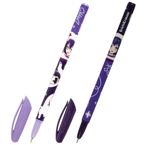 Ручка шариковая синяя ErichKrause Neo® Stick Space Anime 0.7 Super Glide Technology 1/50