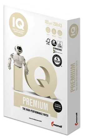 Бумага д/оргтех А3 IQ Premium 120г/м2, 250л.А+ 170%