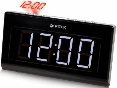 Радио-часы  VT-3517 Vitek черный