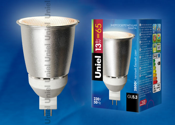 Uniel ESL-JCDR FR-13/2800/GU5.3 Лампа эн/сб