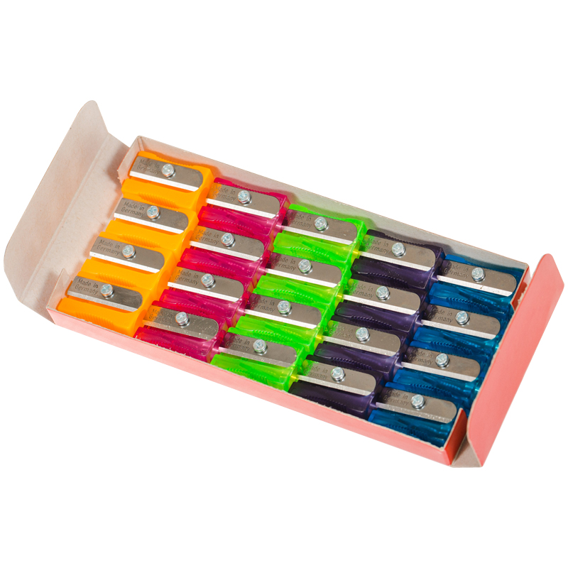 Точилка пластик BERLINGO 1лезвие Starlight 1/20