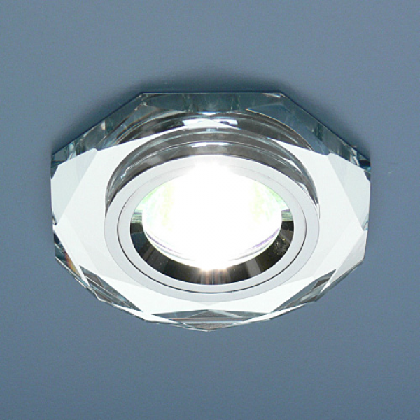 Точечный свет- 8020/2 серебряный блеск(Br.SL)