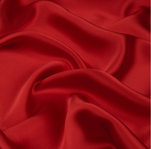 Ткань плательная Атлас стрей Лаванда одн.красный