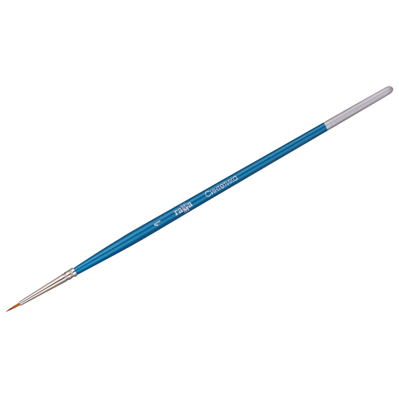 Кисть Синтетика круглая №1 ГАММА  1/30