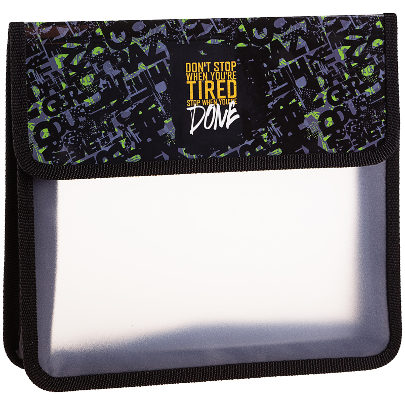 Папка для тетрадей А5 на липучке 2отд ARTSPACE Don't stop 