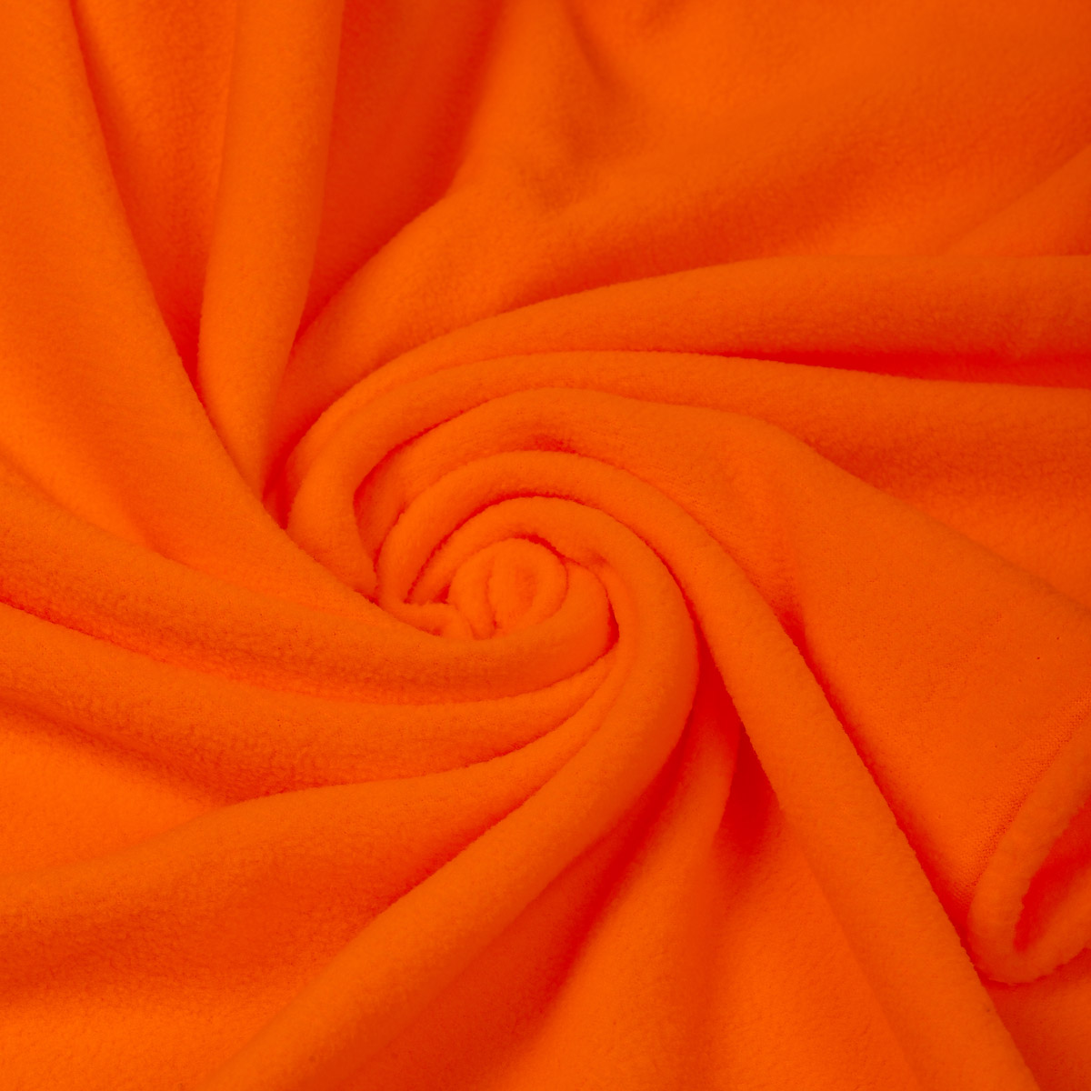Ткань флис 2-х ст. TBY-0059-157.27 190 г/м² 100% ПЭ шир.150см  цв.F157 оранжевый 1/10м