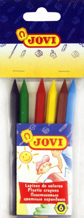 Карандаши _6цв JOVI пластиковые  