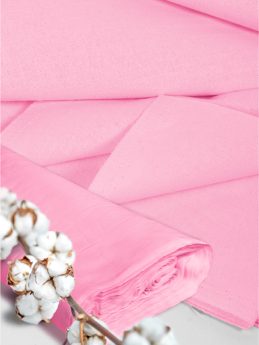 Бязь 262, 150, гладкокрашенная сортовая 10550 нежно-розовый