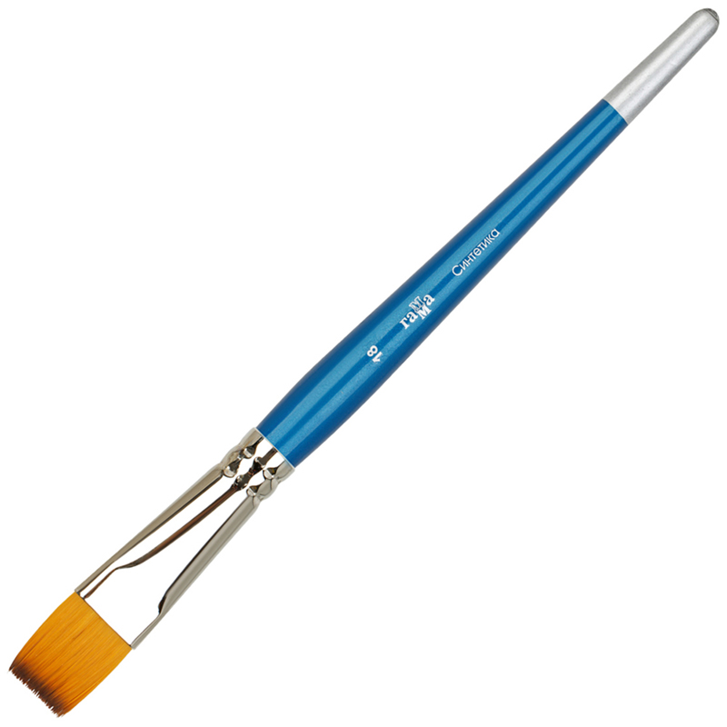 Кисть Синтетика плоская №18 Гамма