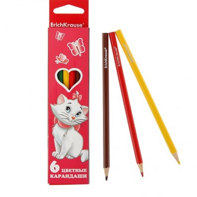 Карандаши _6цв ErichKrause CAT MARIE