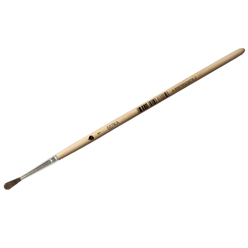 Кисть белка круглая №1 ХМ, 