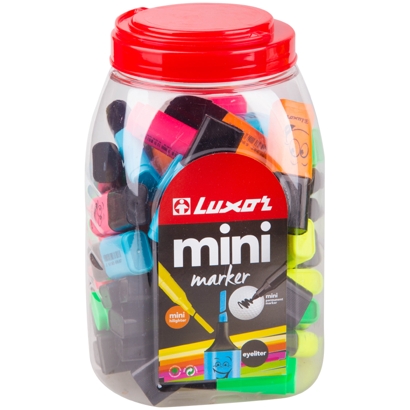 Текстовыделитель LUXOR ассорти 1-4.5мм  1/50