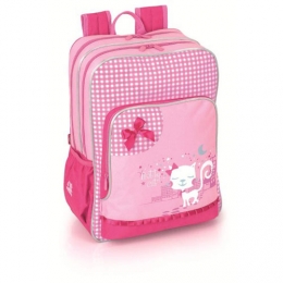 Рюкзак GABOL Pretty Cat 2отд 2карм розов(без скидки)
