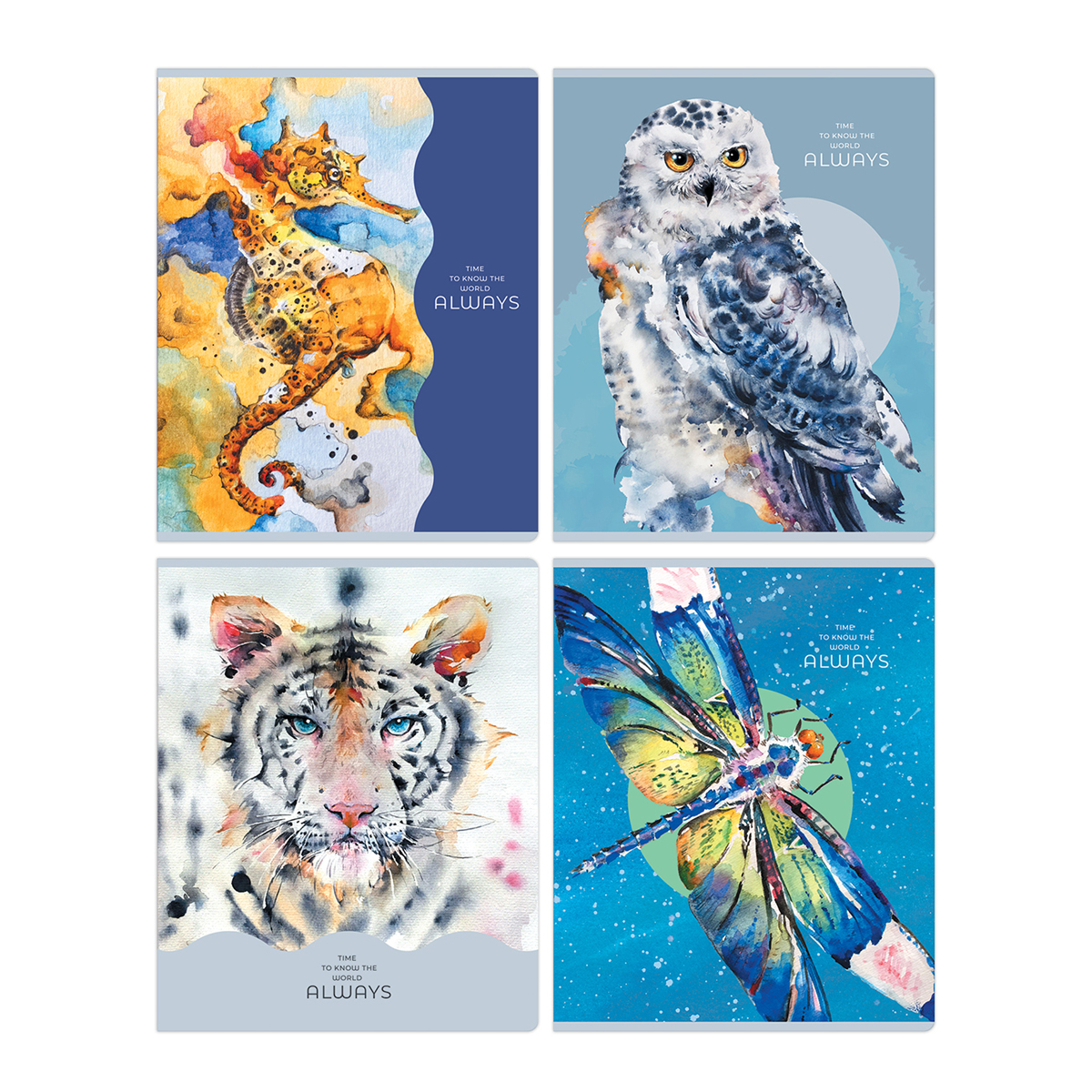 Тетрадь А5 96л кл BG "Мир вокруг", матовая ламинация