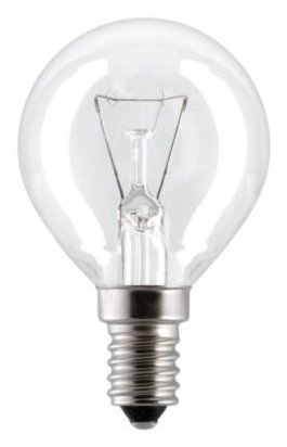 General Electric 40D1/CL/E14 лампа шар прозрачный