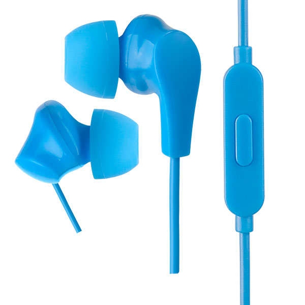 Perfeo наушники ALPHA  внутриканальные с микрофоном синие