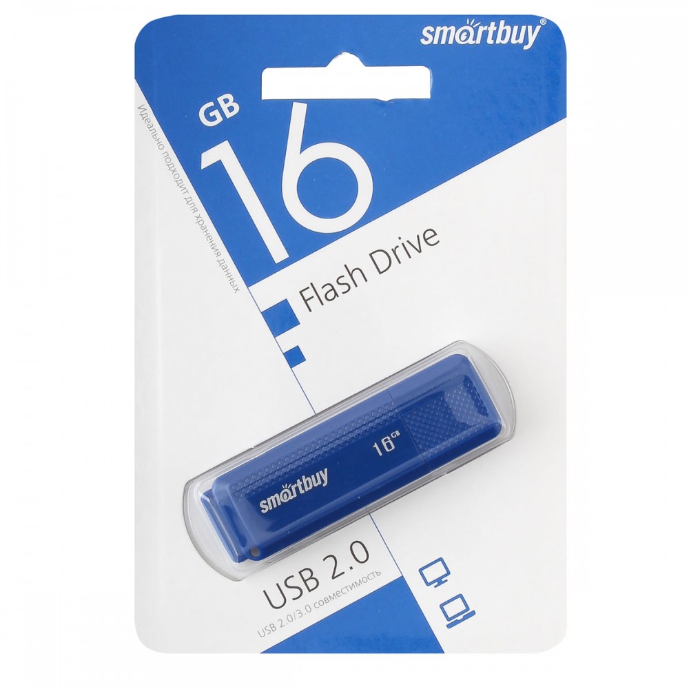 Флэш-диск Smart Buy 16Gb Dock Blue