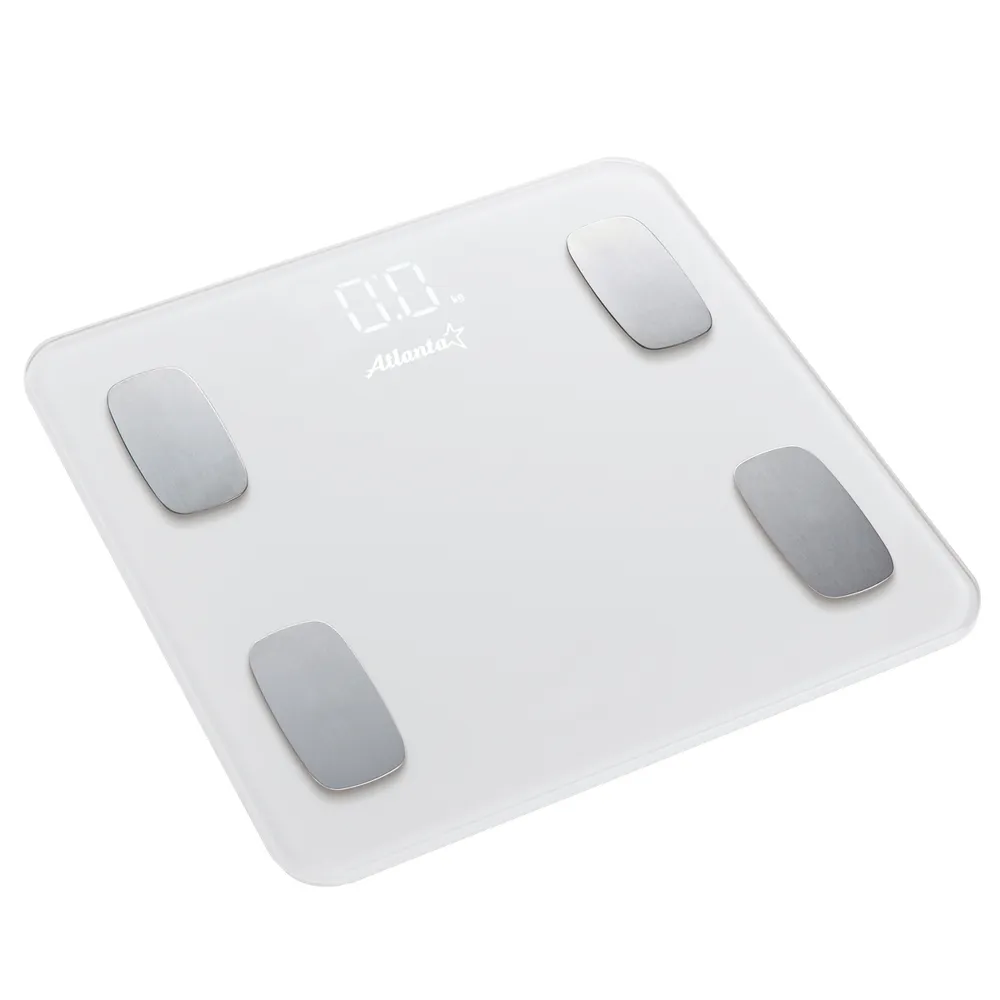 Весы напольные электронные ATH-6163 (white)