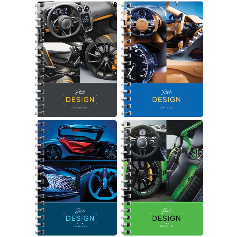 Записная книжка А6 80л гребень ArtSpace. Авто. Interion car
