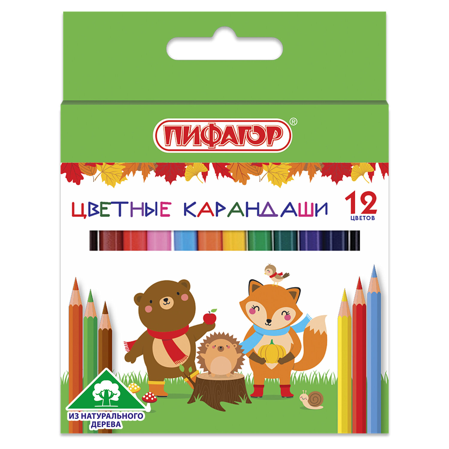 Карандаши 12цв ПИФАГОР Малыши-карандаши
