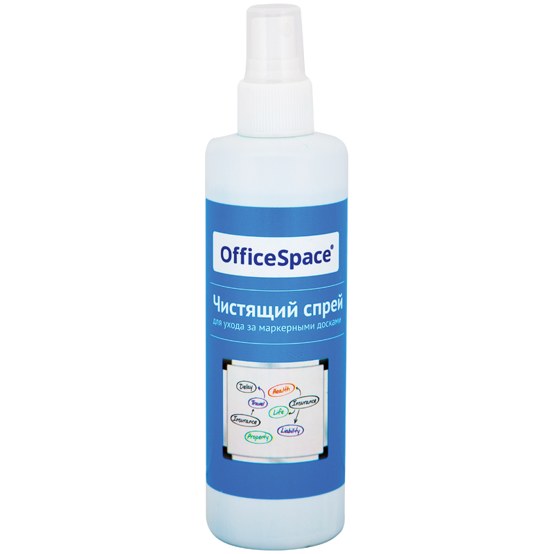 Чистящий спрей для маркерных досок OfficeSpace 250мл