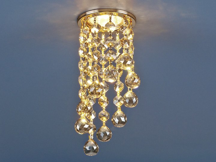 Точечный свет - 205С-С MR16 GD/GC золото/тонир.
