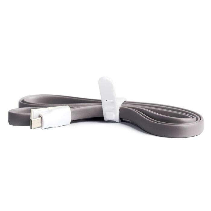 Кабель Smart Buy USB-microUSB 1,2м магнитный серый
