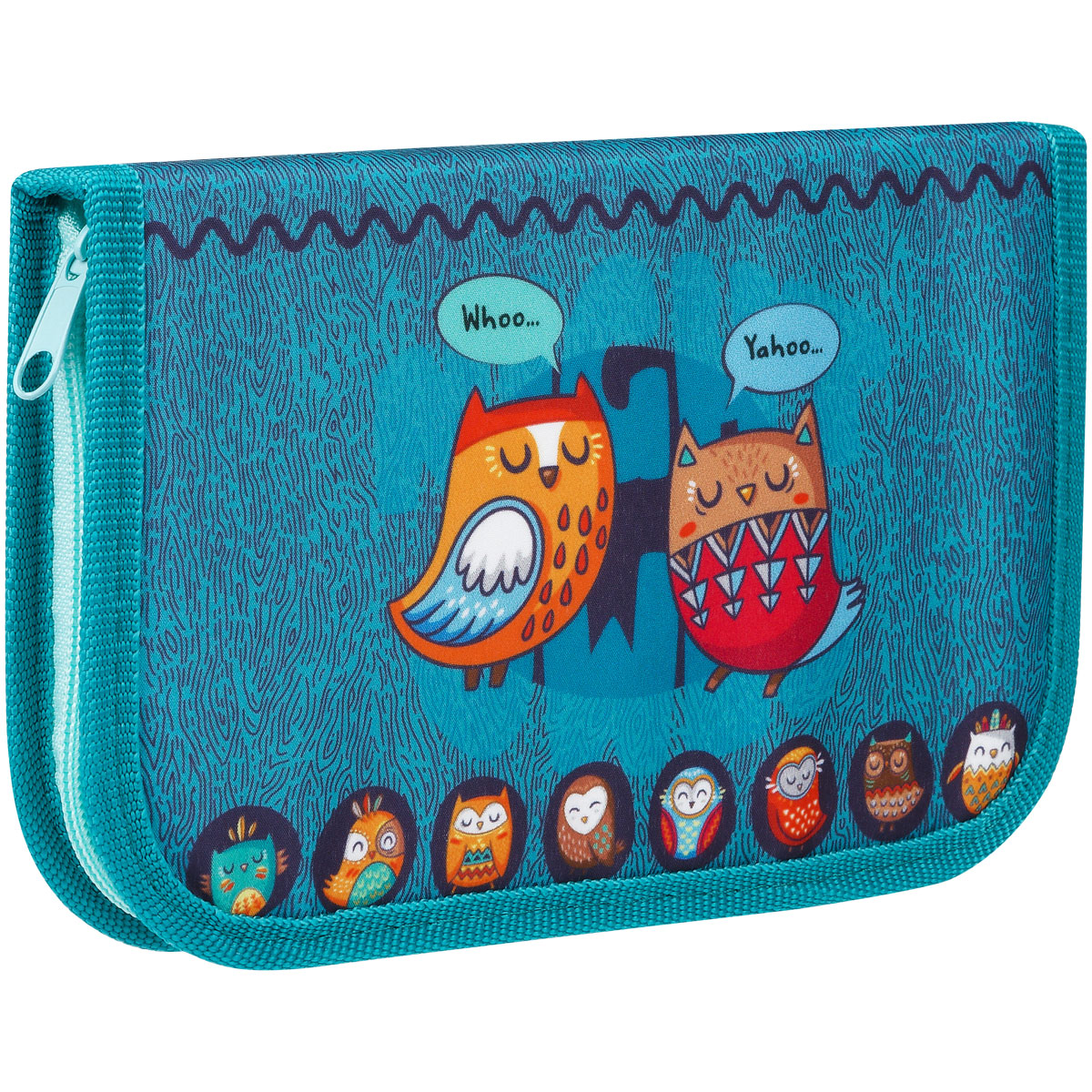 Пенал 1 отделение, 200*130 ArtSpace "Yahoo", доп. секция ткань