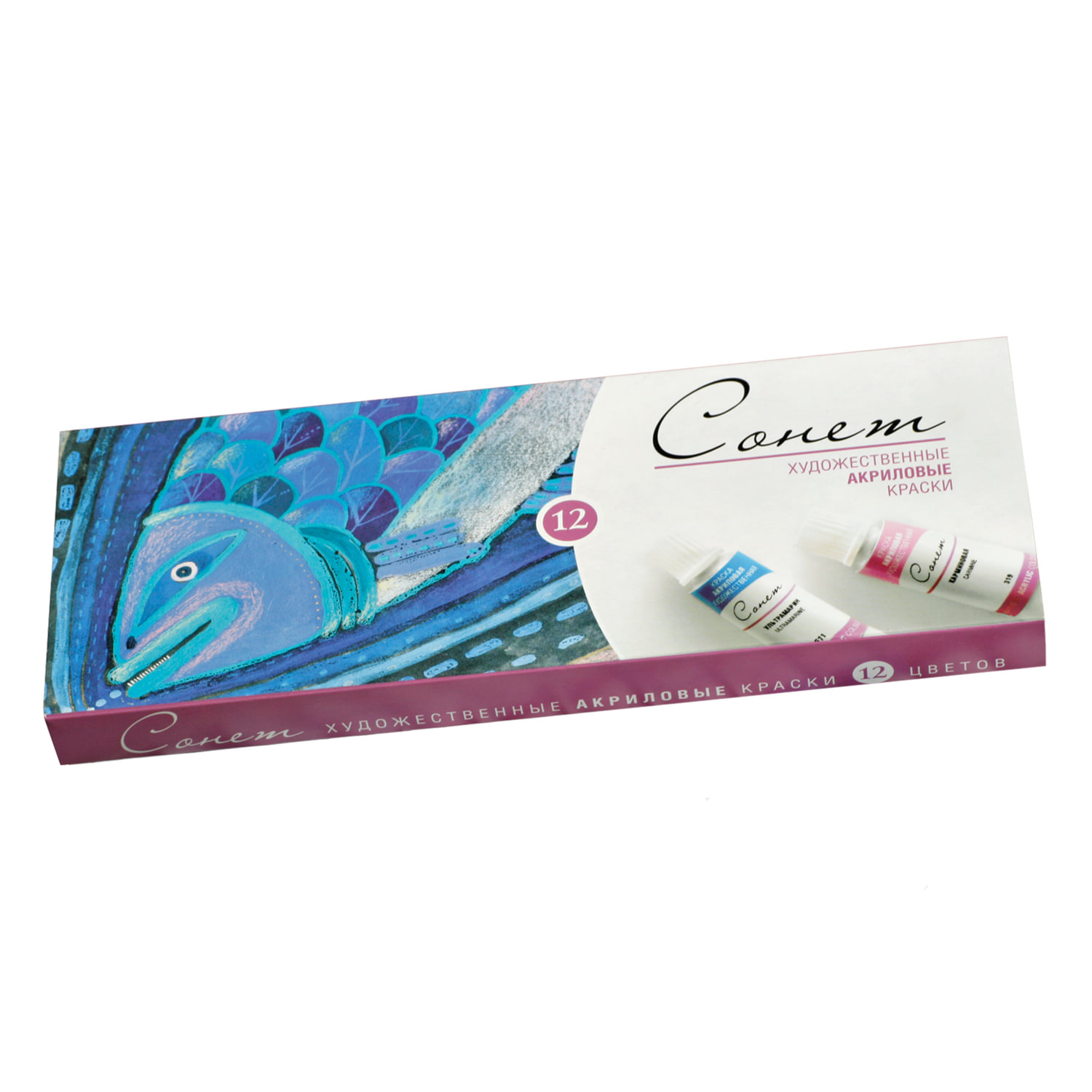 Набор акрила СОНЕТ 12цв*10мл туба