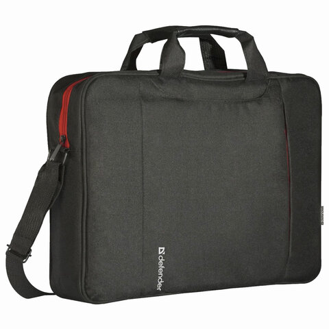 Сумка для ноутбука 15"-16" Defender Geek, нейлон, черный, 430*350*110мм