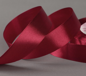 Лента атласная 25мм 23м №37 вишнёвый