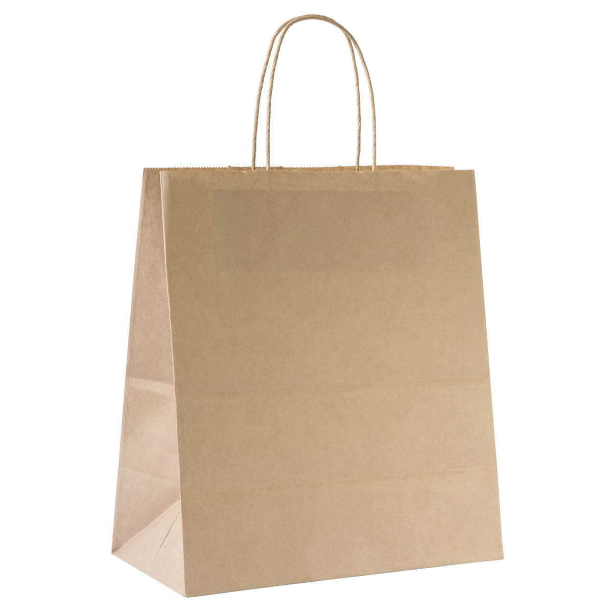 Пакет крафт 22*12*25см 70г/м2 с кручеными ручками