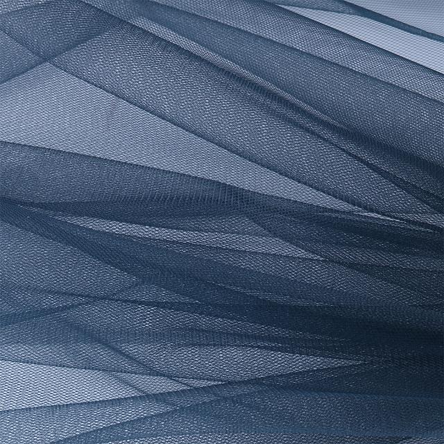 Еврофатин мягкий матовый Hayal Tulle арт.HT.S шир.300см, 100% полиэстер цв.73 джинсовый 1м/уп.50м