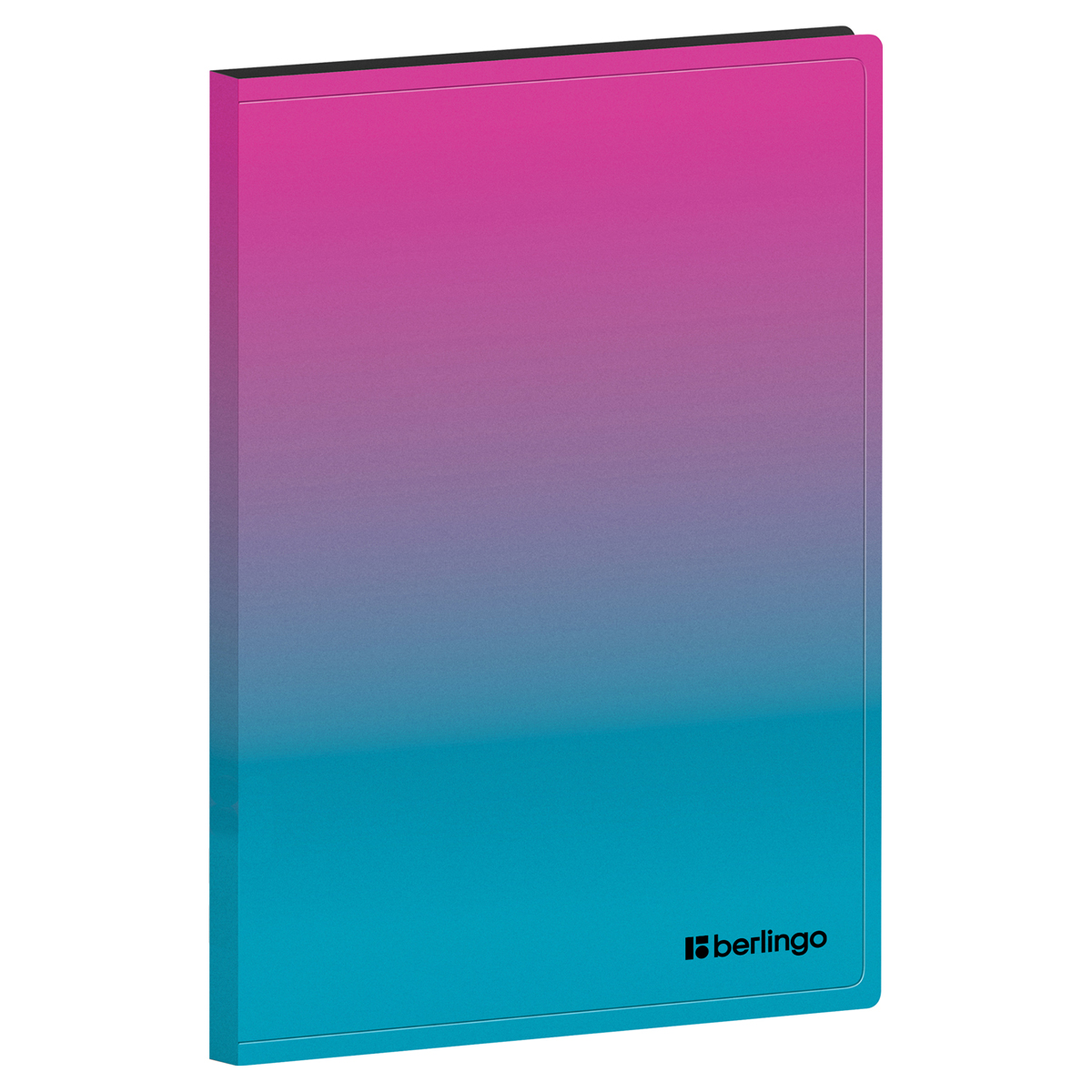 Папка с пружинным скоросшивателем Berlingo "Radiance", 17мм, 600мкм, с внутр. карманом, розовый/голу