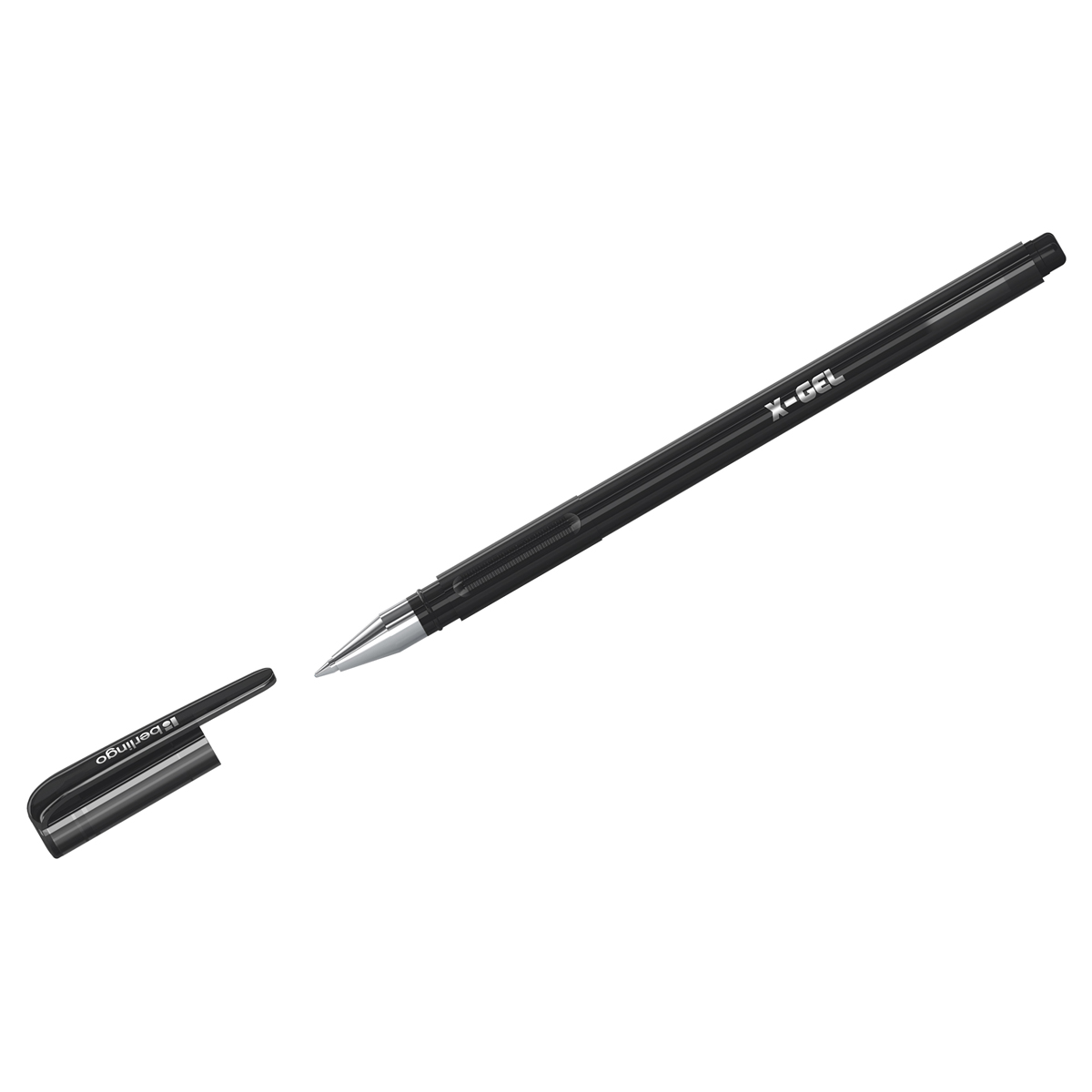 Ручка гелевая черная BERLINGO 0,5мм X-Gel